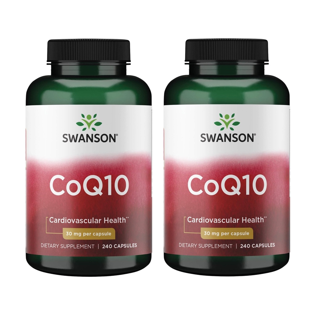 Swanson Coq10 30 mg 240 Caps (2 Pack)