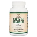 Turkey Tail Mushroom Supplement (120 Κάψουλες - 2 Μήνες Προμήθεια) (Coriolus Versicolor) Comprehensive Immune System Support, Non-GMO, Gluten Free, Grown and Encapsuled in The USA by Double Wood