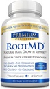 RootMD - Διεγείρει την ανάπτυξη των μαλλιών, rejuvinate οζίδια, Βελτιώστε την κυκλοφορία Scalp - Βιοτίνη, χαλκός, οξικό τοκοφερύλιο, Saw Palmetto - Όλα φυσικό Vegan φιλικό - 60 κάψουλες