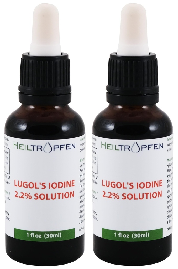2X 2,2% Iodine Solution 2x1 Fl Oz - 2x30 ml 