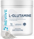 Revive Gut L-Glutamine Powder MD - Ανάκτηση μυών & ανοσοποιητικό σύστημα Booster για ενήλικες - Προάγει Digestive Υγεία & Μειώνει τη μυική πόνο - Ανοσία & Θήκη Vegan Pure L Glutamine Συμπλήρωμα