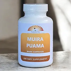 Generic Muira Puama Bark Powder Capsules 500mg - 60