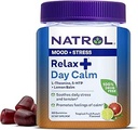 Natrol Mood+ Άγχος Relax+ Ημέρα ηρεμία Gummies για περιστασιακό στρες, Τροπικό Punch Φρούτων, 60 Count, 60 Ημέρα προσφοράς