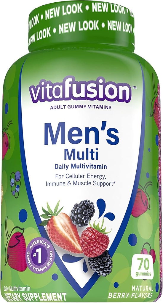 Vitafusion Ανδρική καθημερινή πολυβιταμίνη Gummy 70 ea