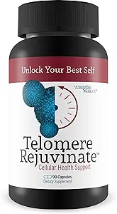 Telomere Rejuvinate - Το καλύτερο συμπλήρωμα υποστήριξης Telomere για Telomere Length - Telomere Συμπληρώματα για Longer Telomeres Anti Aging - The Telomere Lengthening Supplement - Nad Supplement Powder Cap