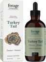 Χορτονομές Hyperfoods- Original Canadian Wild Turkey Mushroom Tail Superfood Liquid Supplement Extract Βάμμα, Vegan, μη-GMO, ανοσοποιητικό σύστημα και υποστήριξη της υγείας των ούρων, 118ML