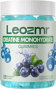 Creatine Monohydrate Gummies 5000mg για άνδρες και γυναίκες, Chewables Creatine Monohydrate Supplement (120 Count) - Βατόμουρο 120 Gummies