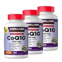 Kirkland Signature CoQ10 300 mg, 100 Softgels (3 Pack)
