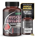Ultra Muscle Builder Supplement with L-αργινίνη & Tribulus – Υποστήριξη Αθλητικής Εκπαίδευσης – 150 Κάψουλες (Προμήθεια 150 ημερών)