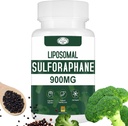 900MG Liposomal Sulforaphane Supplement Broccoli Extract, Liver Supplement for Antioxidant, Digestion, Cellular Health 60 Capsules
