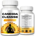 Candida Cleanse - Gut & Colon Support, Advanced Formula - Φύλλο Orγανης, Wormwood, Μαύρο Καρύδι, Καπρυλικό οξύ