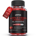 ORPHIC NUTRITION Apple Cinegar Gummies - 1000mg - ACV Βάρος Απώλεια Gummies - Υποστηρίζει Digestion, Detox & Καθαρισμός - VIT B12, Beetroot - Gomitas de Vinagre de Manzana (120 τμχ)
