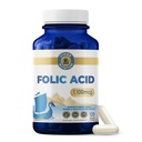 Folic Acid Supplement – Υψηλής ισχύος Βιταμίνη B9 1.870mg DFE Folate, 1.100mg Folic Acid 