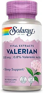 SOLARAY Guaranteed Potency Valerian Root Extract One Daily, Veg Cap (Btl-Plastic) 300mg | 30ct
