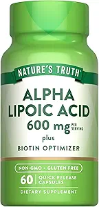 Nature's Truth Alpha Lipoic Acid 600mg 