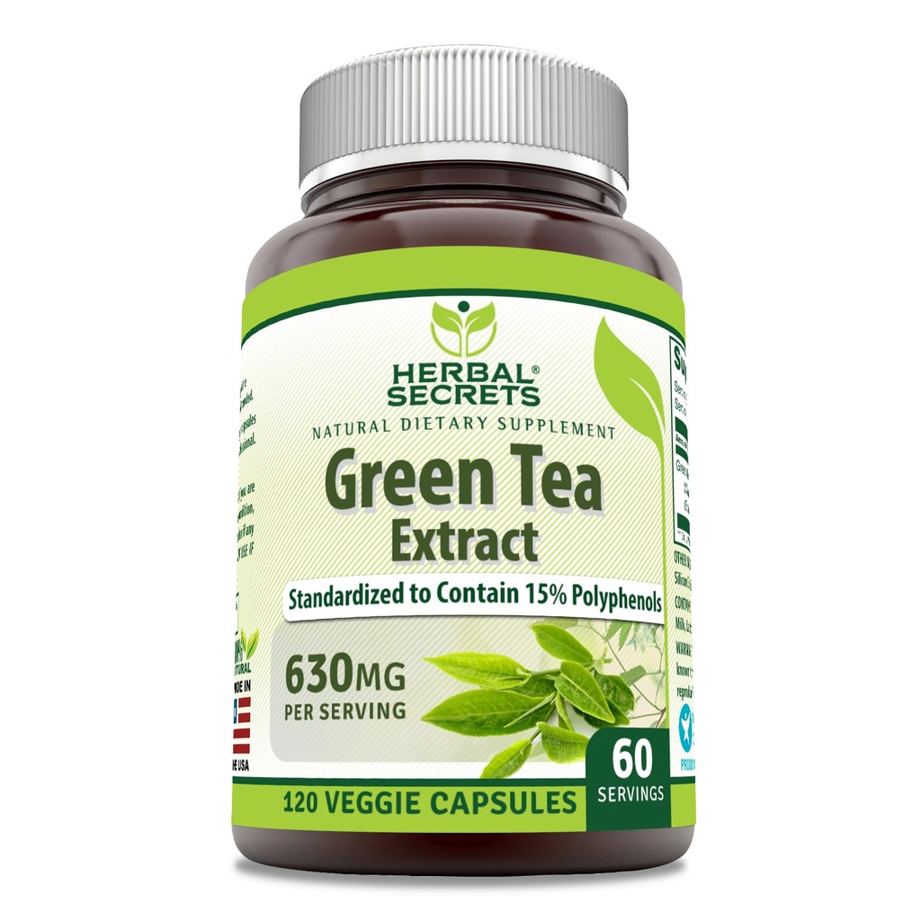 Εκχύλισμα πράσινου τσαγιού 630 Mg Per Serving 