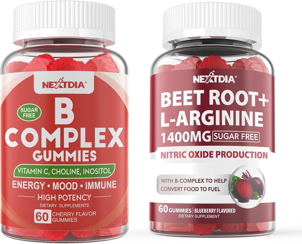 Βιταμίνη B Complex Gummies με Beet Root Gummies