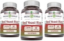 Amazing Formulas Red Yeast Rice 1200mg Per Serving Capsules Supplement 