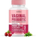 NEW AGE Vaginal Probiotics for Women with Prebiotics, Cranberry Extract, and a Lactobacillus Probiotic Blend, Supports Healthy pH Balance, Odor Control, Vaginal Flora - 60 Capsules