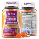 1Pack Fiber Gummies for Adults with Psyllium Husk, 7G (Διαλυτή + αδιάλυτη) Καθημερινή Προβιοτική Ίνα με Ινουλίνη, FOS, Guar Gum, Πολυβιταμίνες για την Καθημερινή Πεπτική Υγεία, Υποστήριξη Ούρων Κανονικότητας, Χωρίς ζάχαρη