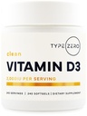 Τύπος Zero Vitamin D3 2000 eu, 240 Softgels - Μη ΓΤΟ & Χωρίς γλουτένη