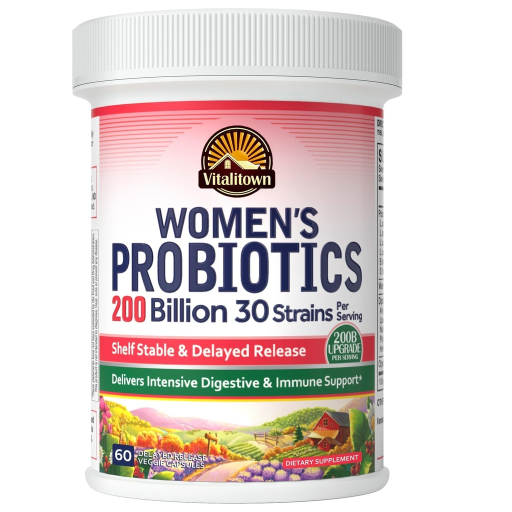 Vitalitown Γυναικεία Προβιοτικά 200 Δισεκατομμύρια CFUs 30 Strains 