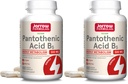 Jarrow Formulas Pantothenic Acid B5 500 mg - 100 Veggie Caps - Απαραίτητη βιταμίνη Β - Ενεργειακή Παραγωγή & Υποστήριξη Μεταβολισμού - 100 Σερβιέτες (πακέτο του 2)