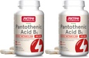 Jarrow Formulas Pantothenic Acid B5 500 mg - 100 Veggie Caps - Απαραίτητη βιταμίνη Β - Ενεργειακή Παραγωγή & Υποστήριξη Μεταβολισμού - 100 Σερβιέτες (πακέτο του 2)