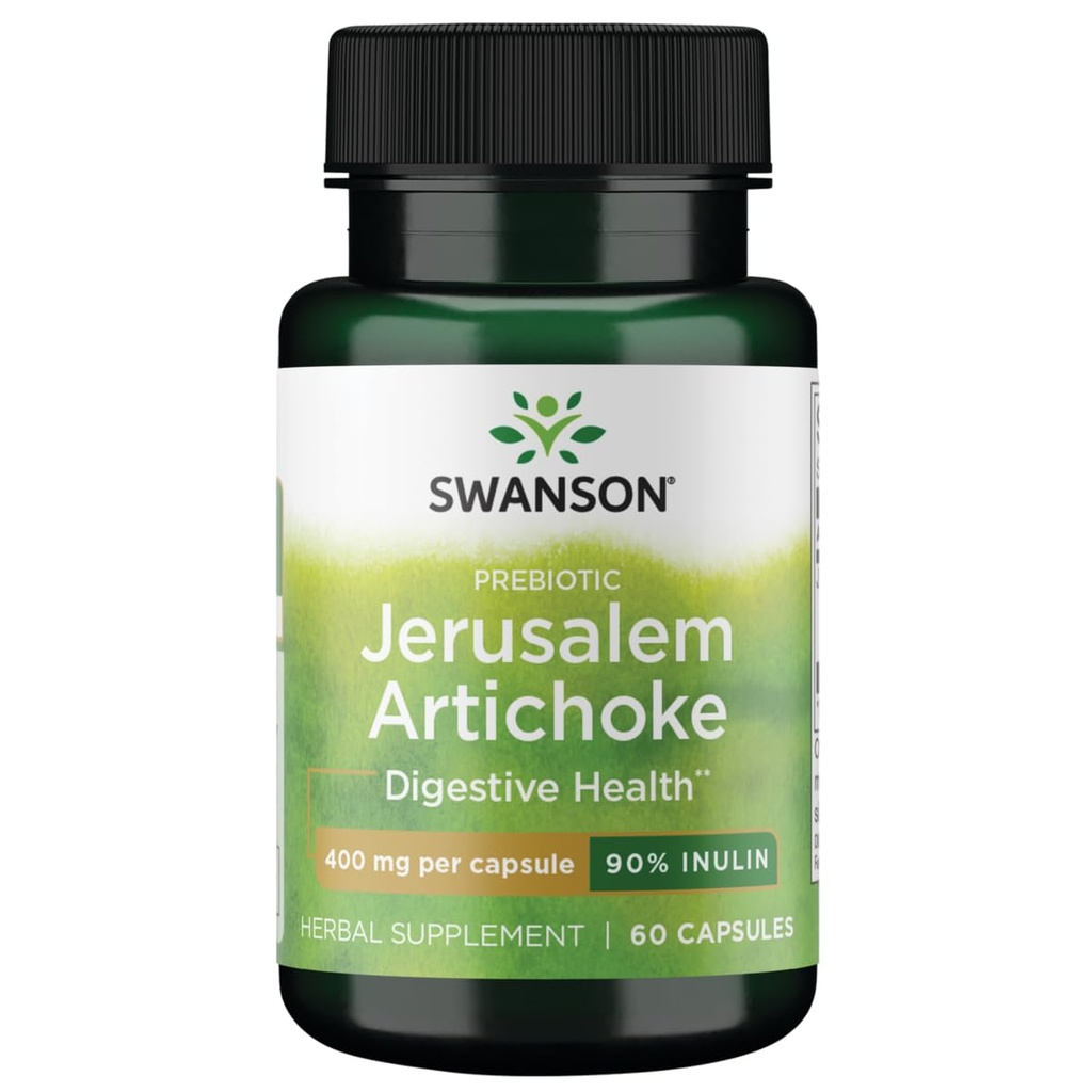 Swanson Full Spectrum Jerusalem Artichoke 400 Milligrams 60 Κάψουλες