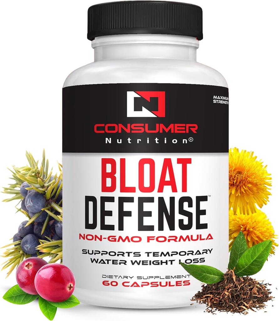 Διουρητικά Χάπια Νερό Flush Μέγιστη δύναμη - Διατήρηση νερού και Χάπια Απομακρύνσεων νερού για γυναίκες & άνδρες με μηλίτη ξύδι μήλου, & φύλλο δαντελίων για την τοποθέτηση 60 κάψουλες