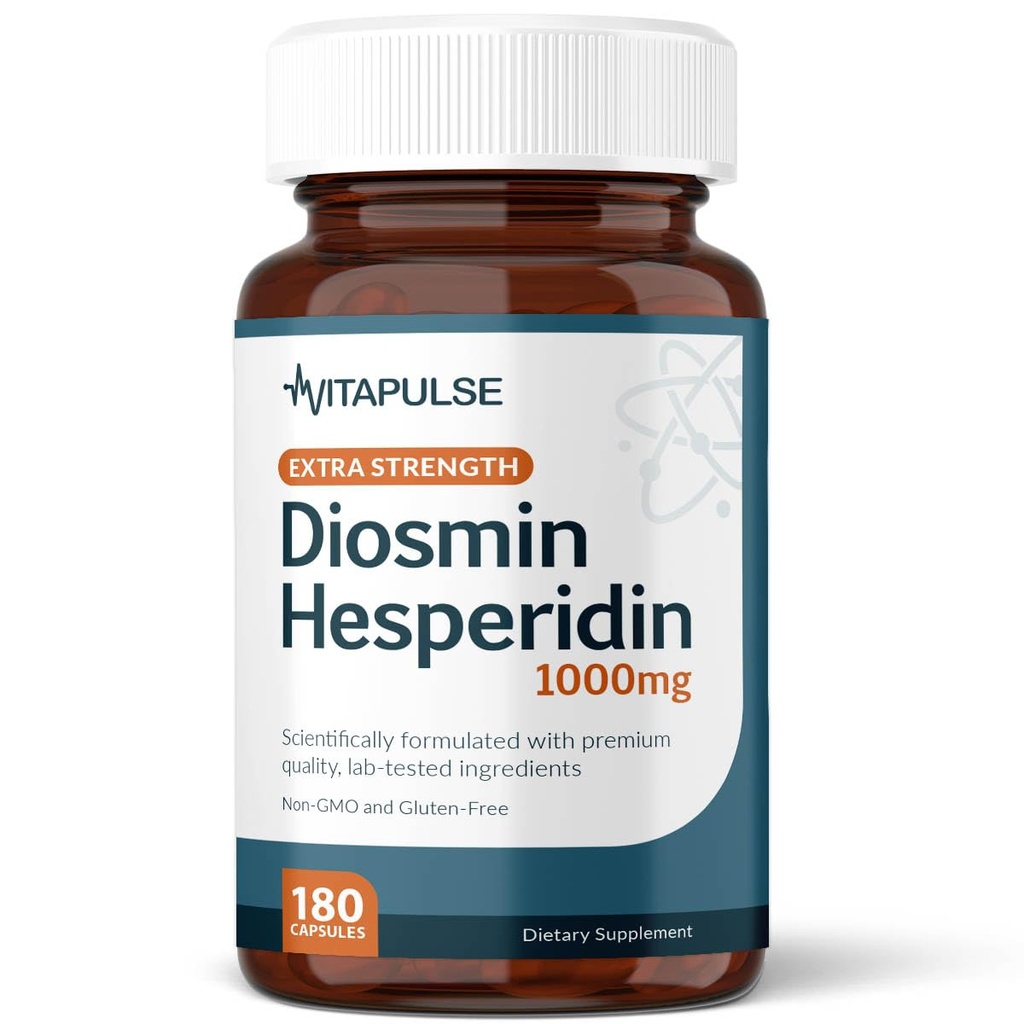 Hesperidin Plus 1000mg ανά υπηρεσία (180 κάψουλες χορτοφάγων) - 90 ημέρες προσφοράς