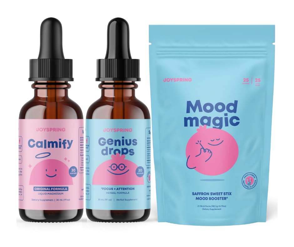 ΧαράΆνοιξη Saffron & Μαγνήσιο για τα παιδιά – Genius Focus Supplement Bundle