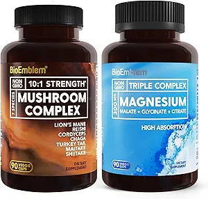 BioEmblem Τρίκλινο σύμπλοκο μαγνησίου και Mushroom Complex
