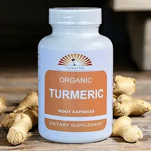Βιολογικό Turmeric Powder και Peppercorn 60 κάψουλες 500mg κάθε μία (Tumeric - Curcuma Longa)