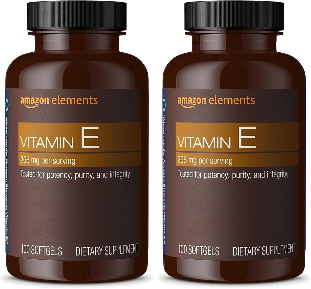 Στοιχεία Βιταμίνης Ε, 400 IU, 100 Softgels, 100 Ημέρες Προμήθειας (Packing May Vary) (Pack of 2)