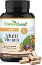 ForestLeaf Daily Vitamin Multivitamin for Men, Multi-Vitamin for Men - Mens Multivitamins & Multiminerals Supplement | All Essential Vitamins Needed for Health, Longevity & Energy | 60 Veg Caps