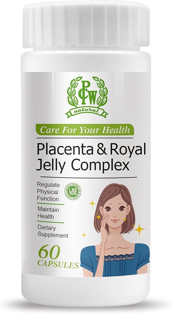 PCW πλακούντα & Royal Jelly Complex, 60 κάψουλες