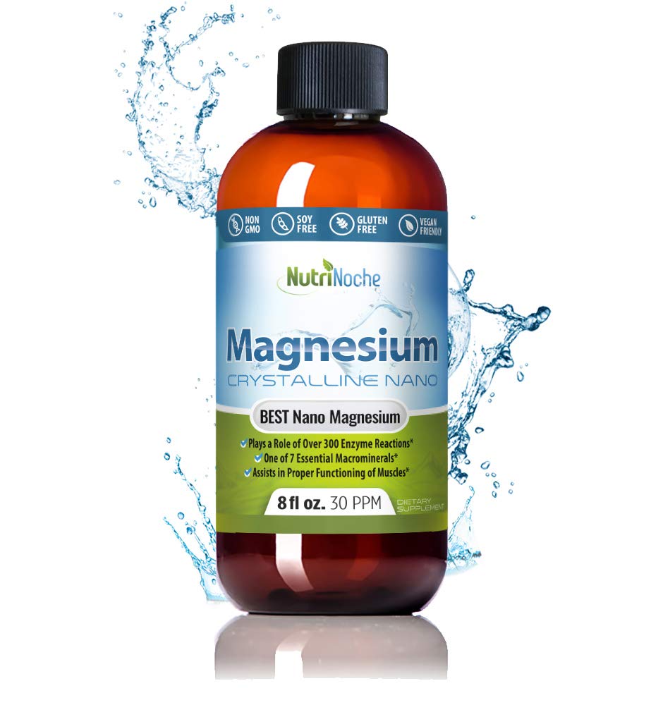 Υγρό Μαγνήσιο από NutriNoche– 99,99% Ultra Pure Crystalline Nano Drops για Μέγιστη Απορρόφηση & βιοδιαθεσιμότητα - Μαγνήσιο Γλυκινικό Υγρό Εναλλακτικό - Υποστηρίζει Sleep Calm Energy Μύες Νεύρα