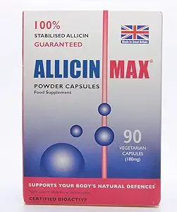 Allicin Max 100% Pure Allicin 90vcaps (2 Συσκευασία)