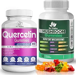 BIO VITALICA Quercetin Gummies & Γκάμιες μανιταριών (Bundle)