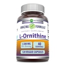 Amazing Formulas L-Ορνιθίνη 1500 Mg Per Serving Veggie Κάψουλες συμπλήρωμα 