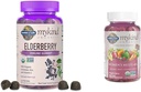 Garden of Life Organics Gelderberry Gummies for Adults & Kids - Συμπλήρωμα Ανοσολογικής Υποστήριξης με Βιολογικά Φρούτα & Βιολογικά Γυναίκες 40+ Gummy Vitamins - Berry - Certified Organic