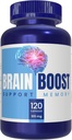 Brain Boost Supplement, 120 Capsules, Non GMO, Gluten Free, Supports Memory, Focus & Concentration