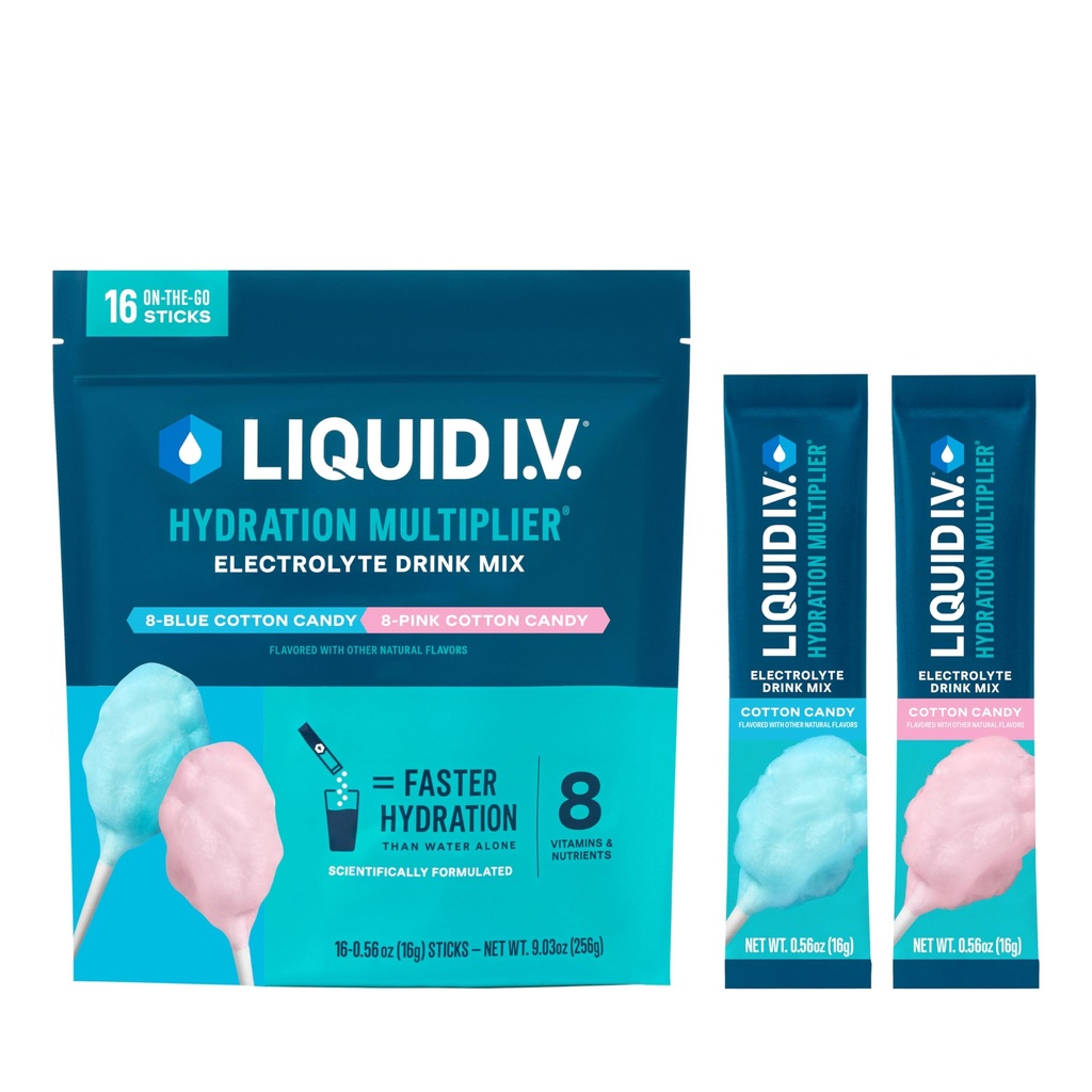 Υγρό I.V.® Πολλαπλασιαστής ενυδάτωσης - Cotton Candy 