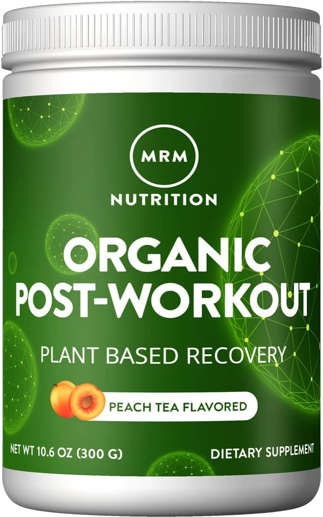 MRM Organic Post προπόνηση, ανάκτηση με βάση το φυτό, 10,6 ουγγιά