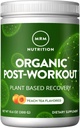 MRM Organic Post προπόνηση, ανάκτηση με βάση το φυτό, 10,6 ουγγιά