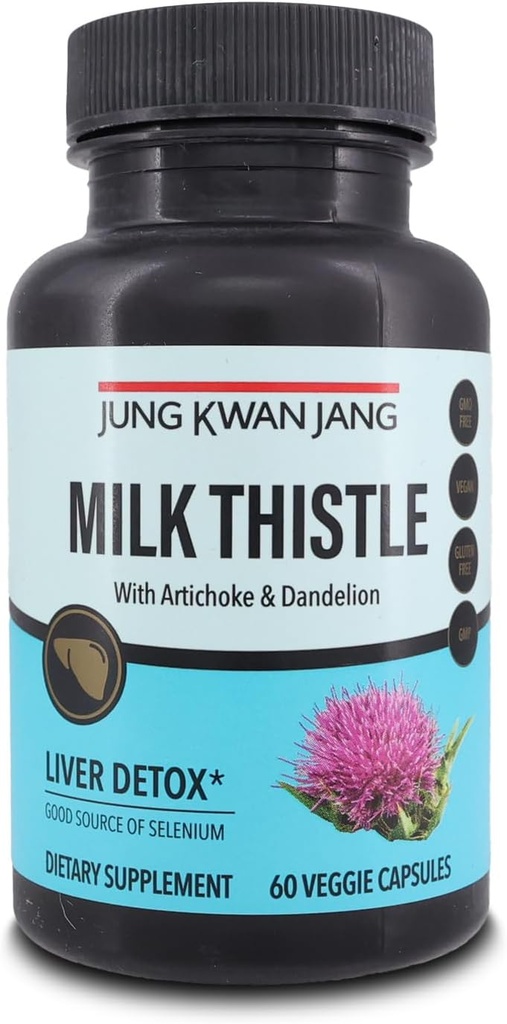 JUNG KWAN JANG Milk Thistle with Artichoke & Dandelion - 60 Capsule