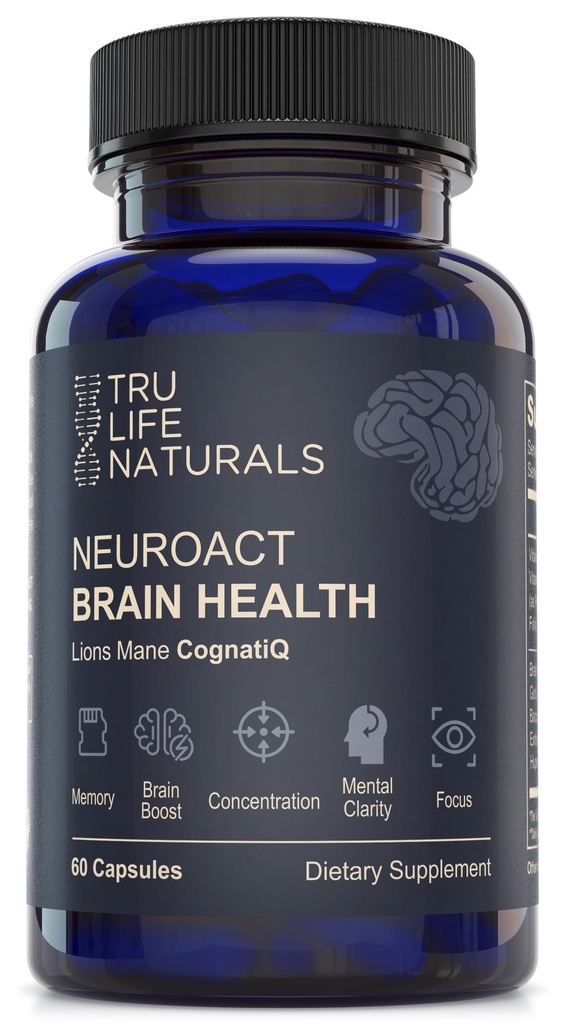 NEUROACT Εγκεφαλική Υγεία Μνήμη, Εστίαση, Συγκέντρωση, Διανοητική Καθαρότητα με CognatiQ, Βιταμίνη B3 & B6 