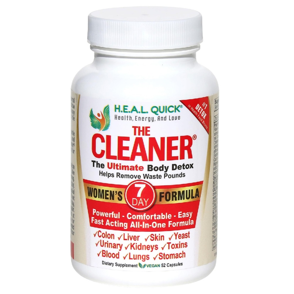 Συστήματα Century The Cleaner Detox, Ισχυρή 7-Day Πλήρης εσωτερική φόρμουλα καθαρισμού για τις γυναίκες, Υποστηρίξτε Digestive Health, 52 κάψουλες χορτοφάγων