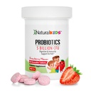 Probiotics for Kids Digestive Health, Immune Support & Kids Gut Health Supplements with 5 Billion CFU for Children Ηλικία 3 Up - Strawberry Flavor 60 Chewable Probiotic Tablets